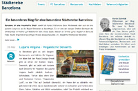 Städtereise Barcelona Blog