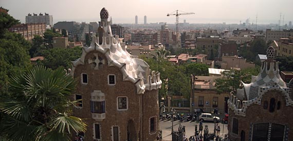 Park G&uuml;ell - Aussicht auf Barcelona